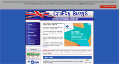 Desktop Screenshot of craftyblogs.co.uk